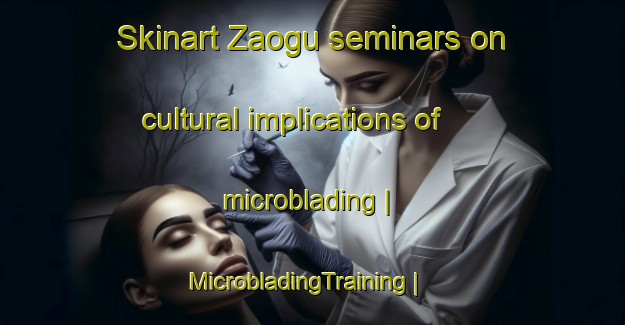 Skinart Zaogu seminars on cultural implications of microblading | MicrobladingTraining | MicrobladingClasses | SkinartTraining-China